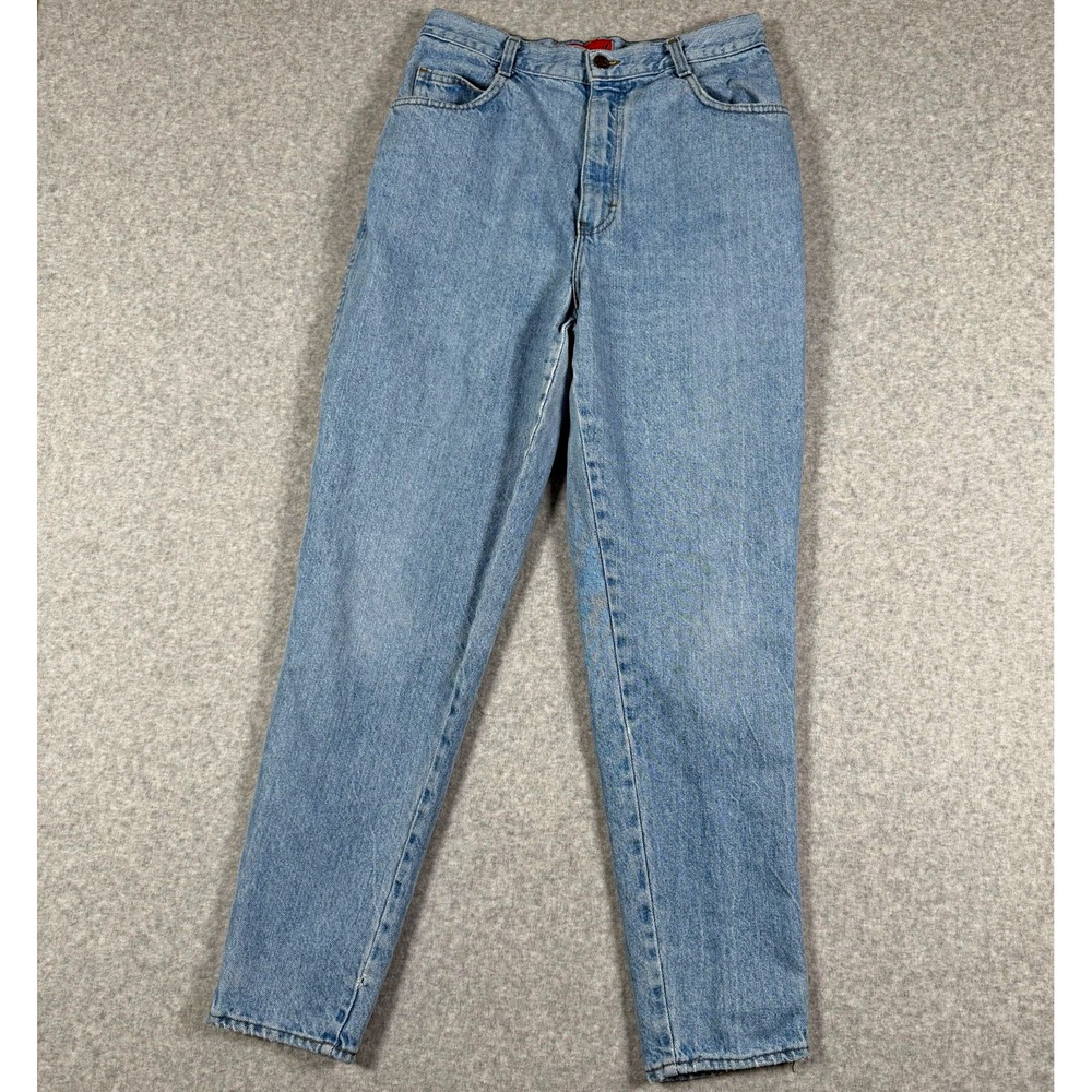Vintage No Problem Jeans Womens 30 High Rise Tapered Mom Made USA 80s 90s